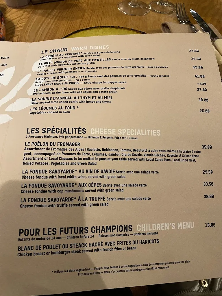 Menu_Chalets de l'Arc_Bourg-Saint-Maurice_image_4