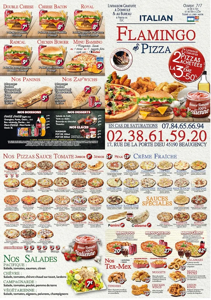 Menu_Flamingo PIZZA 45_Beaugency_image_1