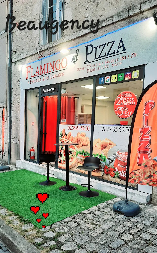 Flamingo PIZZA 45 restaurant in Beaugency