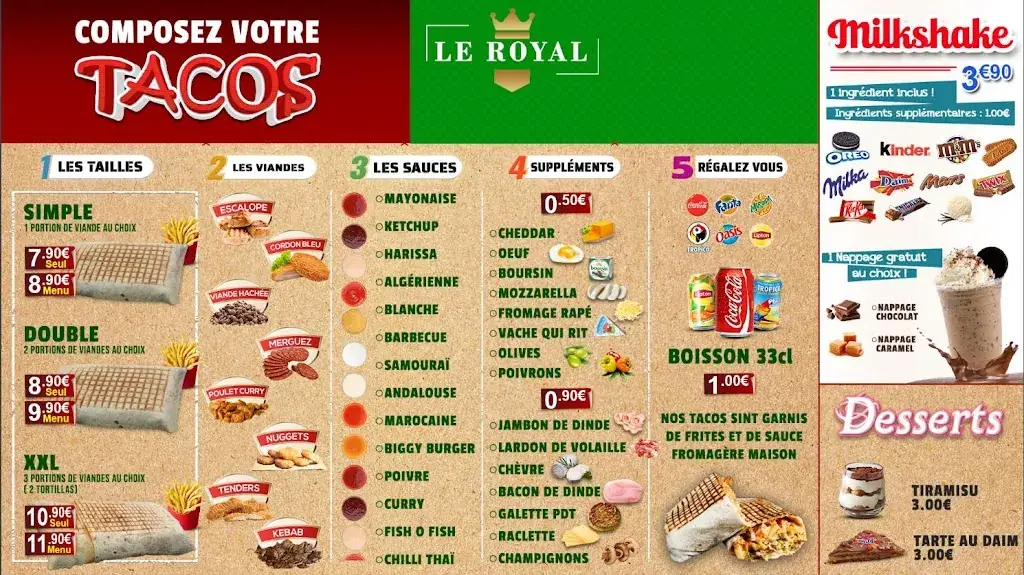 Menu_Le royal cepoy_Cepoy_imagen_2