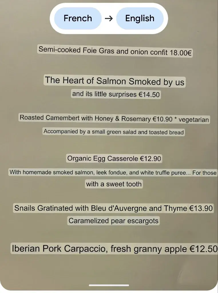 L’ARDOISE CHINON restaurant in Chinon