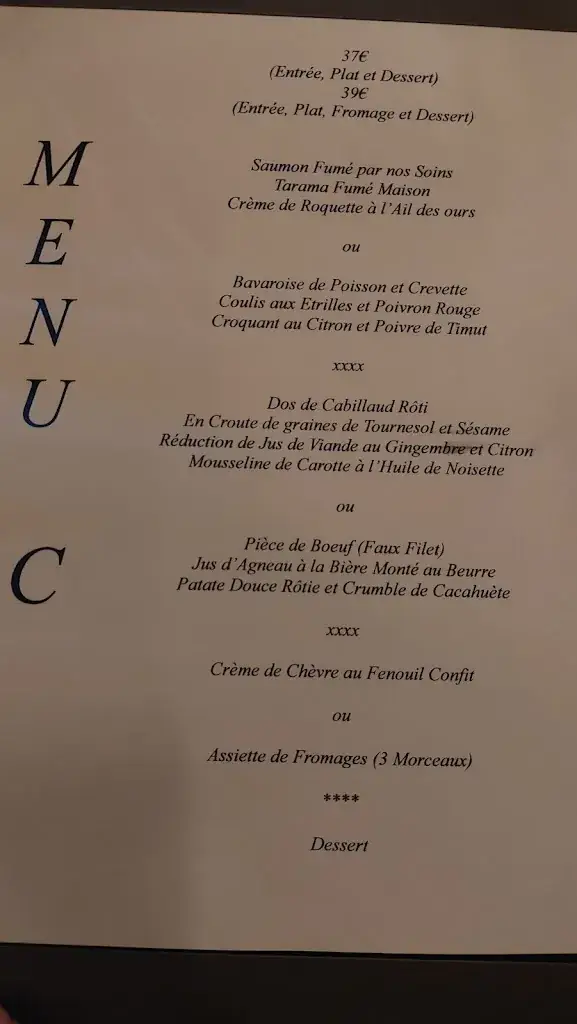 Menu_Les Années 30_Chinon_immagine_3