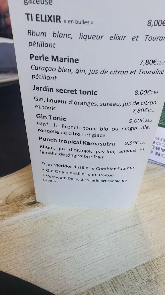 Menu_Restaurant L'Océanic Chinon 37_Chinon_immagine_3