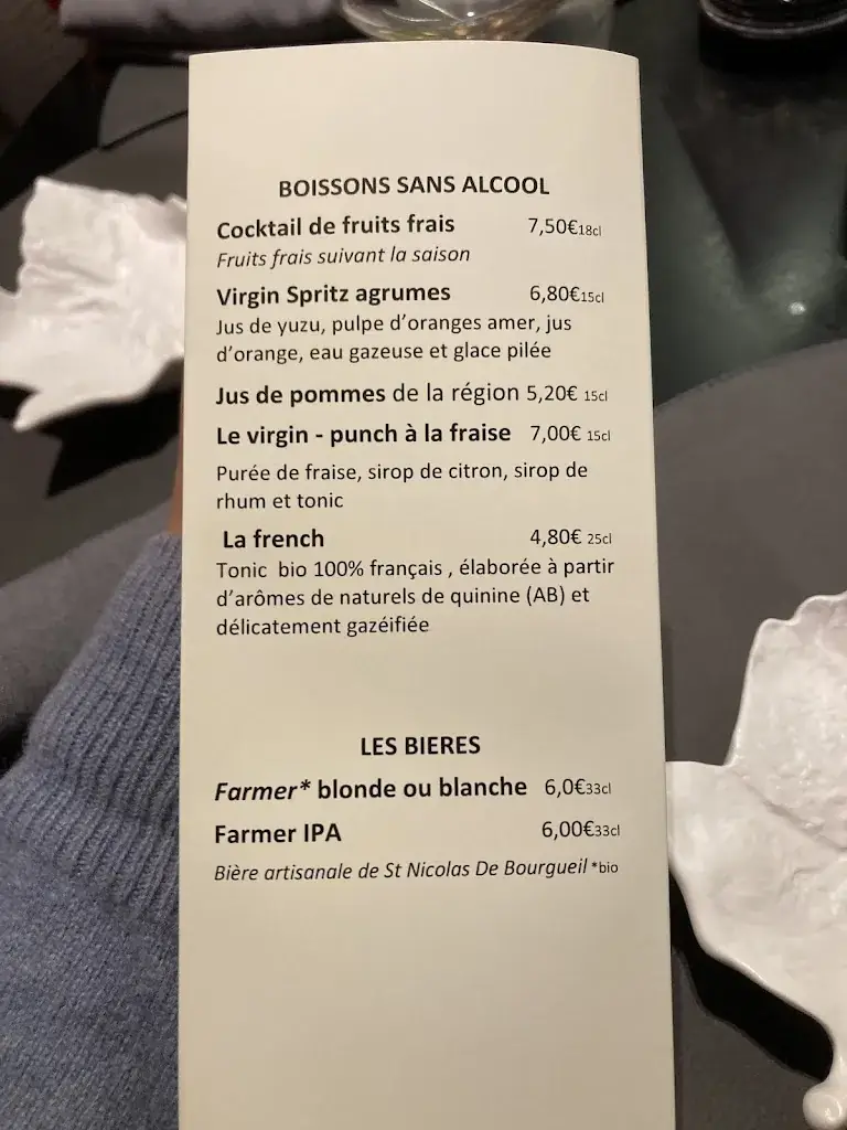 Menu_Restaurant L'Océanic Chinon 37_Chinon_immagine_4