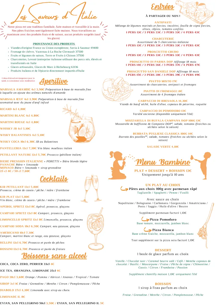 Menu_Les Saveurs d'Italie_Chinon_image_4