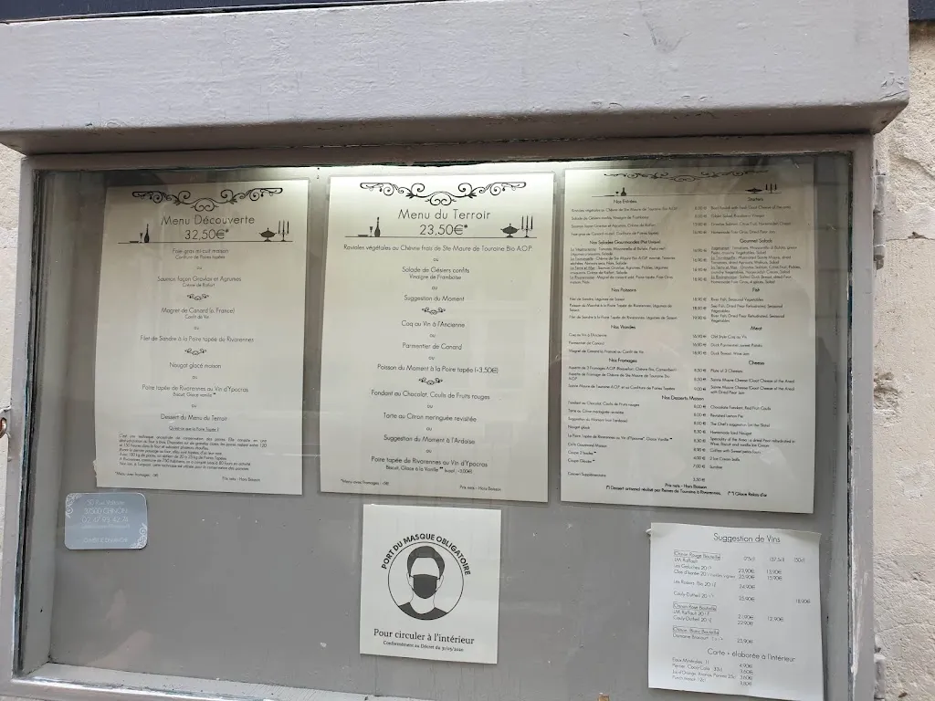 Menu_La Table de Jeanne_Chinon_image_1