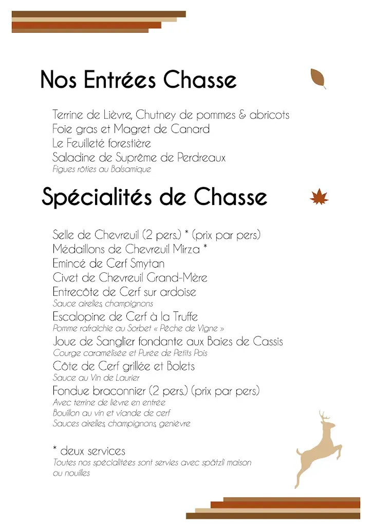 Menu_Restaurant Le Philosophe SA_Saint-Maurice_immagine_1