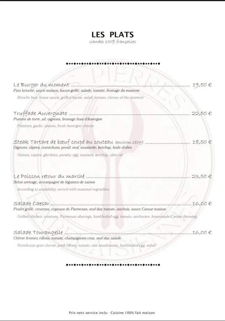 Menu_Les Pierres Rabelaisiennes_Chinon_image_2