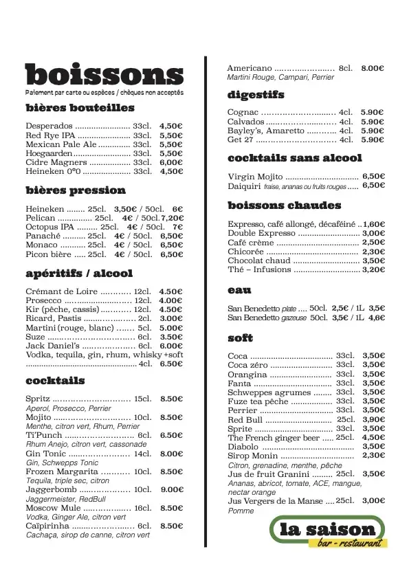 Menu_La Saison Restaurant - Camping de la Grande Tortue_Candé-sur-Beuvron_image_2