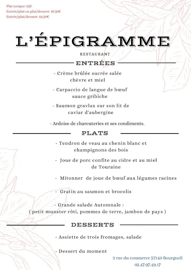 Menu_Restaurant l'Epigramme_Bourgueil_image_4