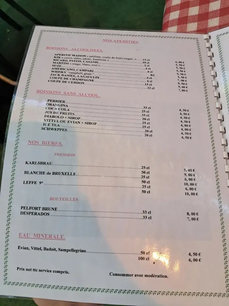 Menu_Restaurant de l'Abbaye_Bourg-en-Bresse_image_1