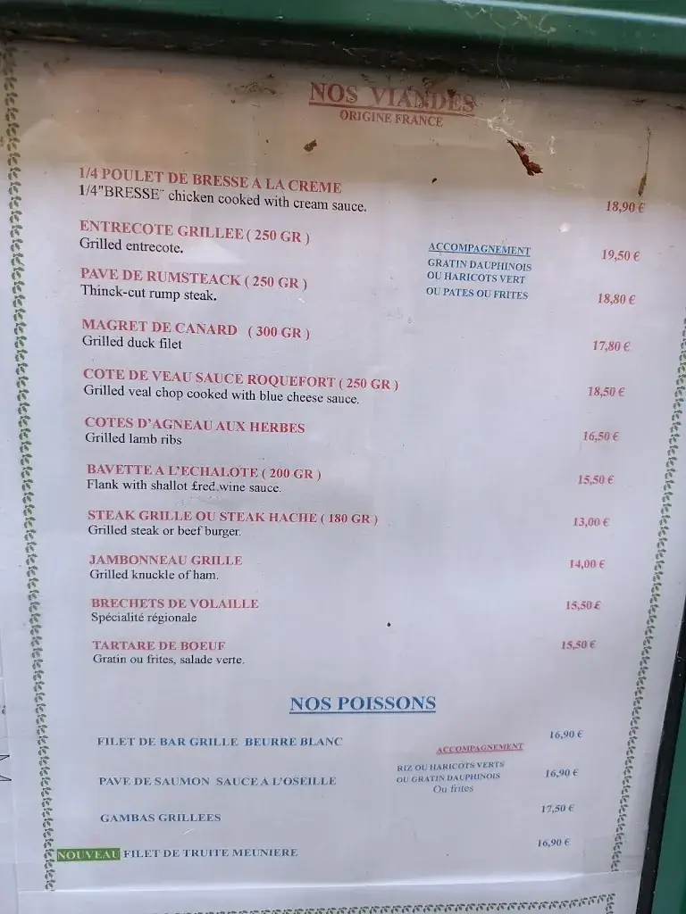 Menu_Restaurant de l'Abbaye_Bourg-en-Bresse_image_2