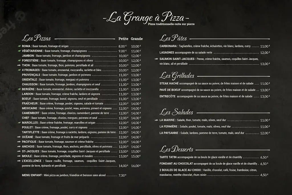 Menu_La grange à pizza_Brou_immagine_1
