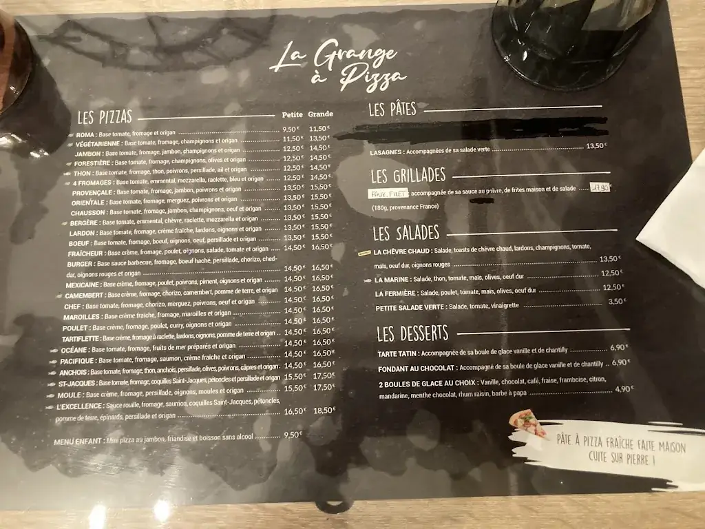 Menu_La grange à pizza_Brou_immagine_2