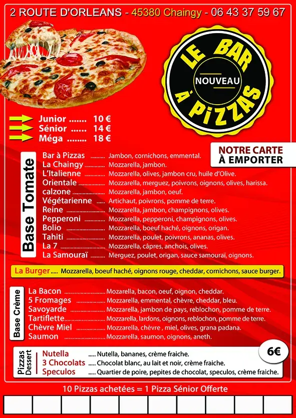 Menu_Le Bar à Pizza_Chaingy_image_2