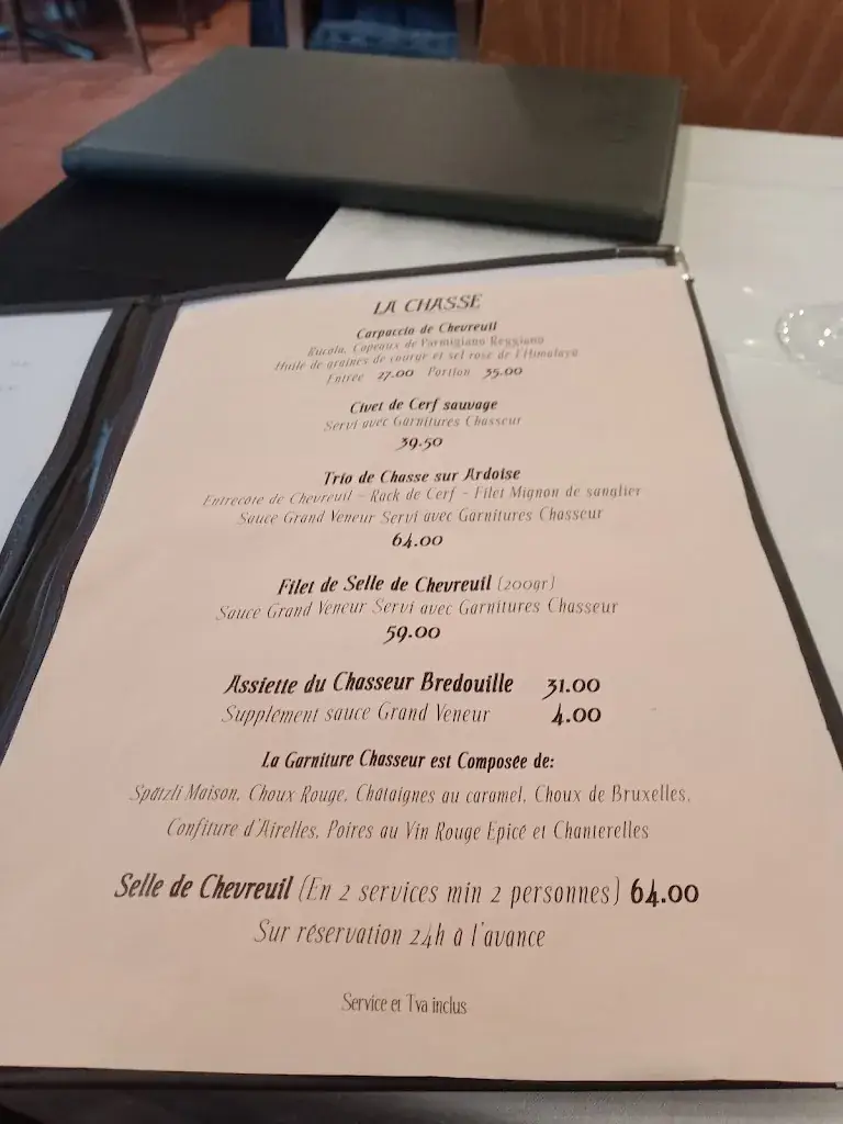 Menü_Restaurant du Château_Yverdon-les-Bains_Bild_3