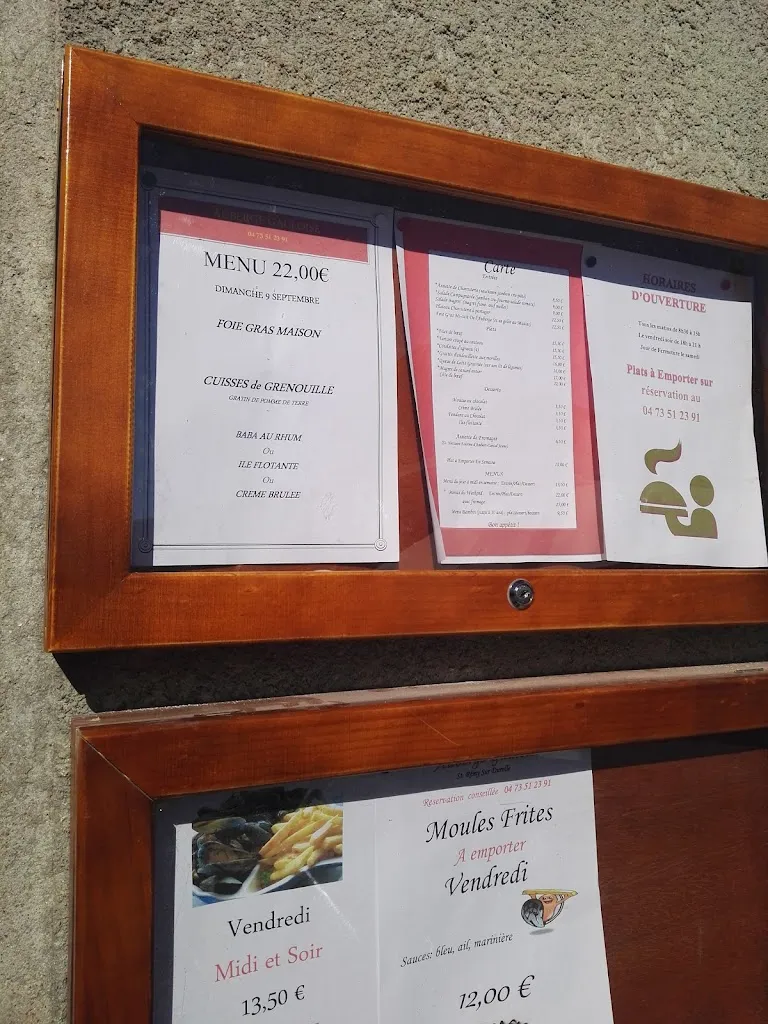 Menu_Auberge Gauloise_Saint-Rémy-sur-Durolle_image_1