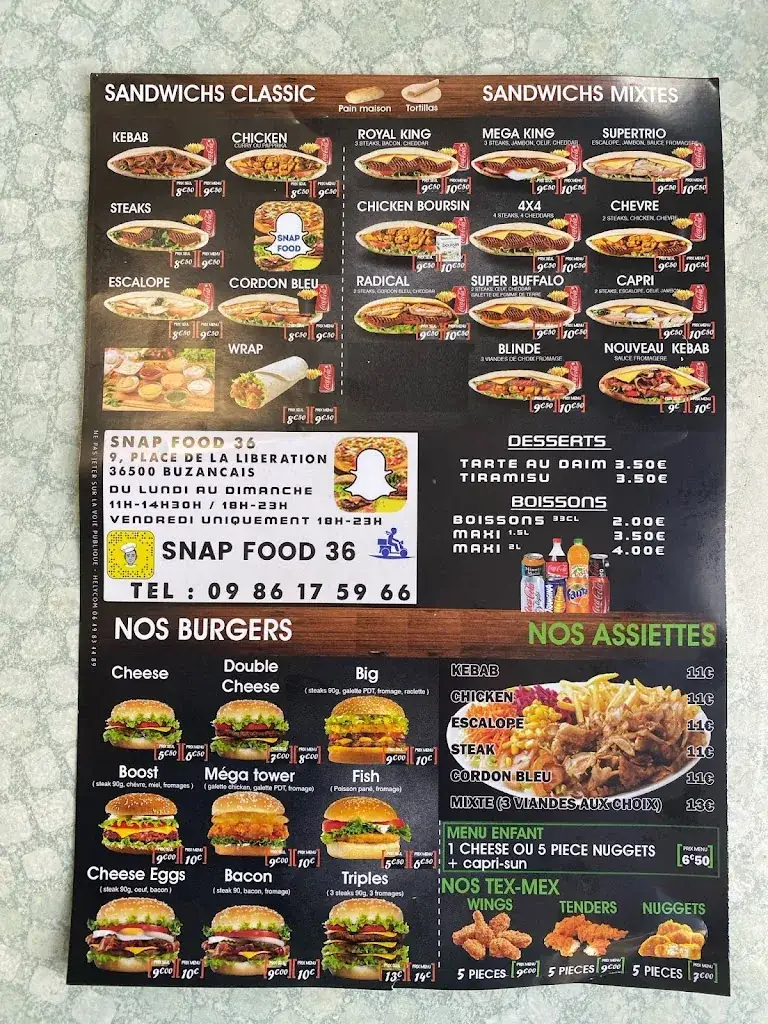 Menu_Snap Food_Buzançais_image_3