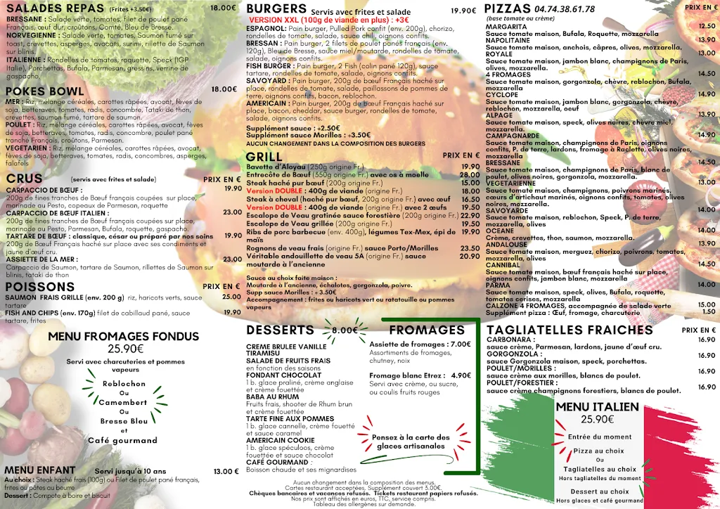 Menu_Bar-Restaurant B52_Ambérieu-en-Bugey_image_1