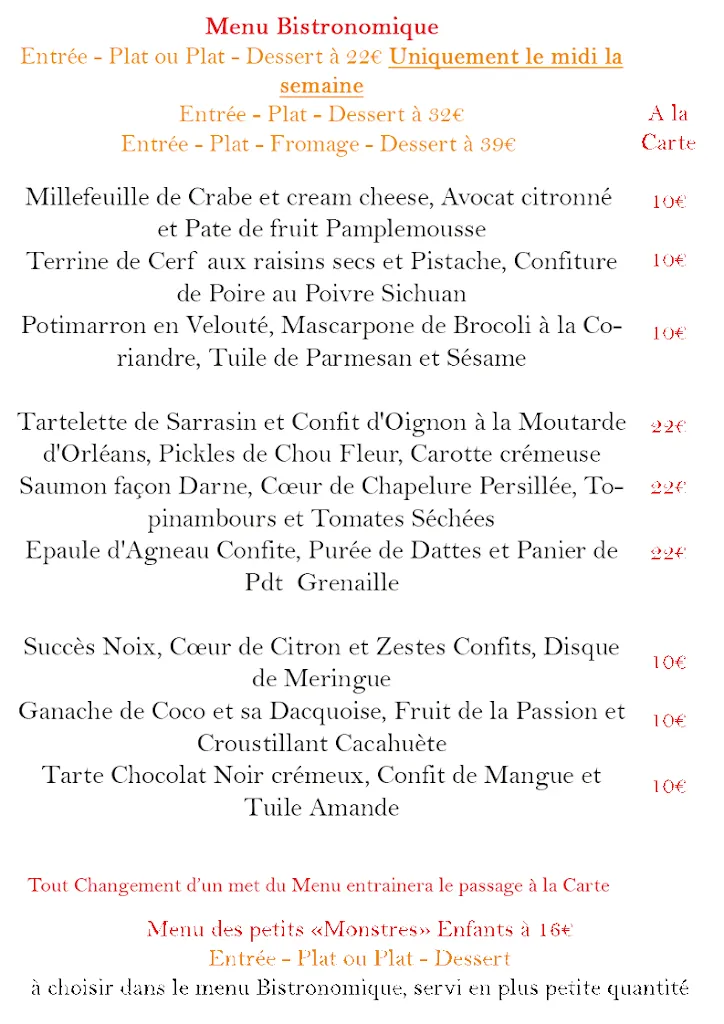 L’ardoise restaurant in Orléans