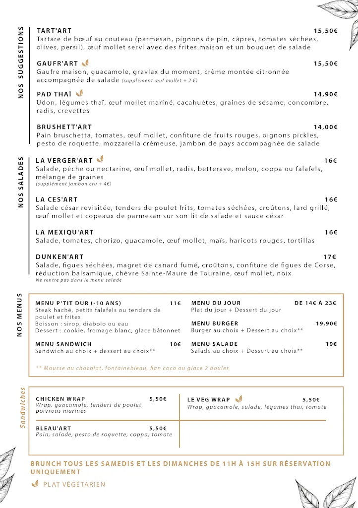 Menu_Restaurant & Bar, Terrasse chez Vertical'Art Orléans_Saint-Jean-de-la-Ruelle_image_2