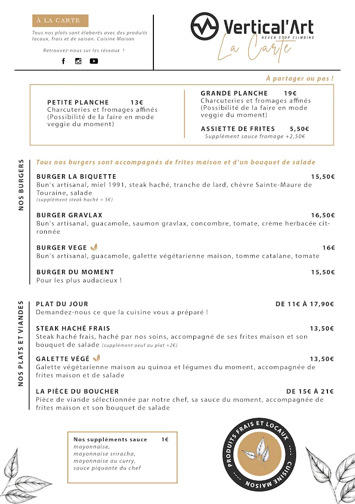 Menu_Restaurant & Bar, Terrasse chez Vertical'Art Orléans_Saint-Jean-de-la-Ruelle_image_4