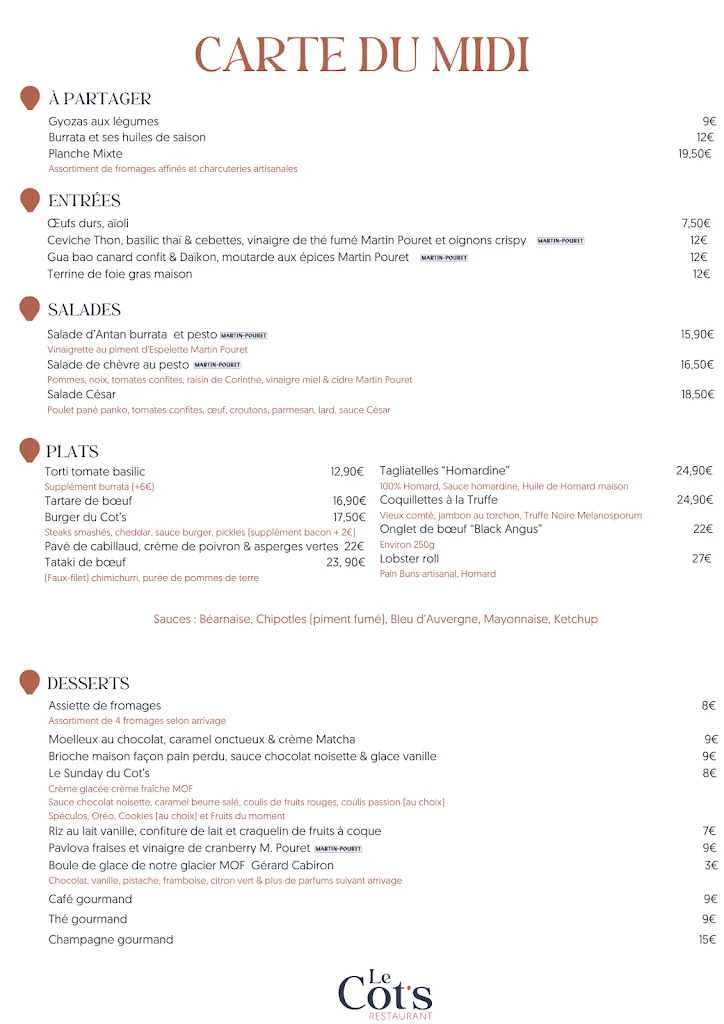 Menu_Le Cot's_Fleury-les-Aubrais_image_1
