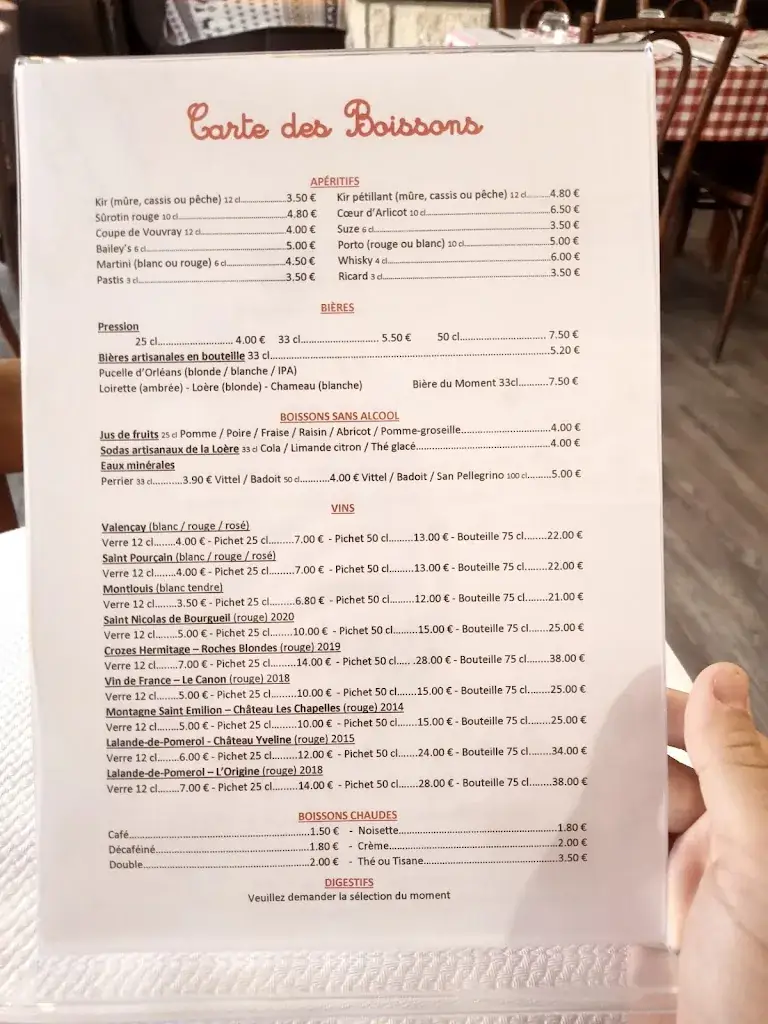 Menu_Chez Les Jacquin_Orléans_image_1