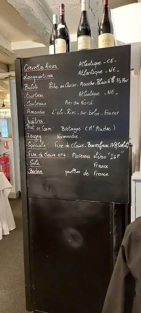 Menu_LA SOLE DOREE_Orléans_image_2