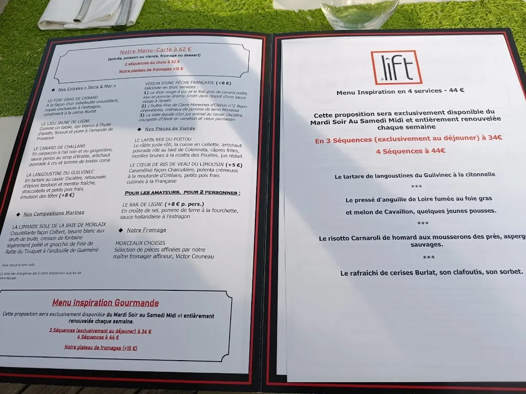 Menu_Le Lift_Orléans_immagine_2