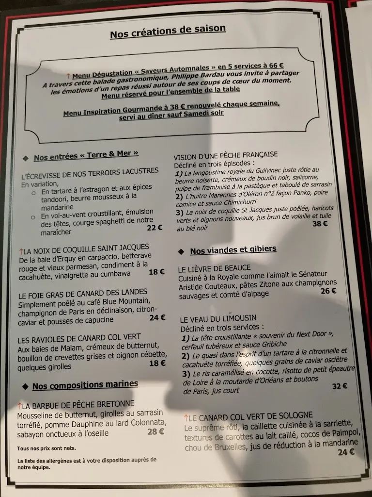 Menu_Le Lift_Orléans_immagine_4