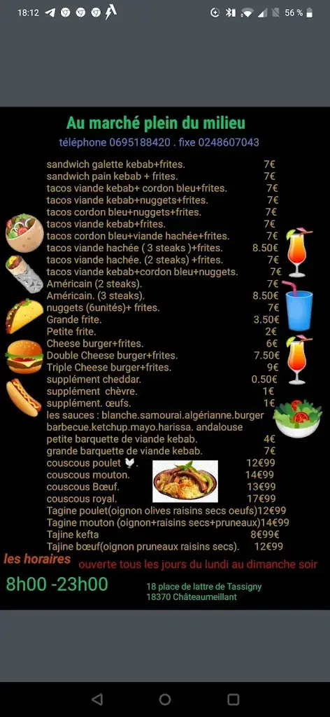 Menu_Au marché plaine du milieu_Châteaumeillant_image_2
