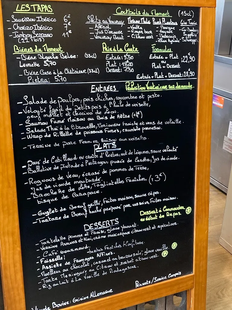 Menu_Restaurant Le Coin de Table_Tours_image_4