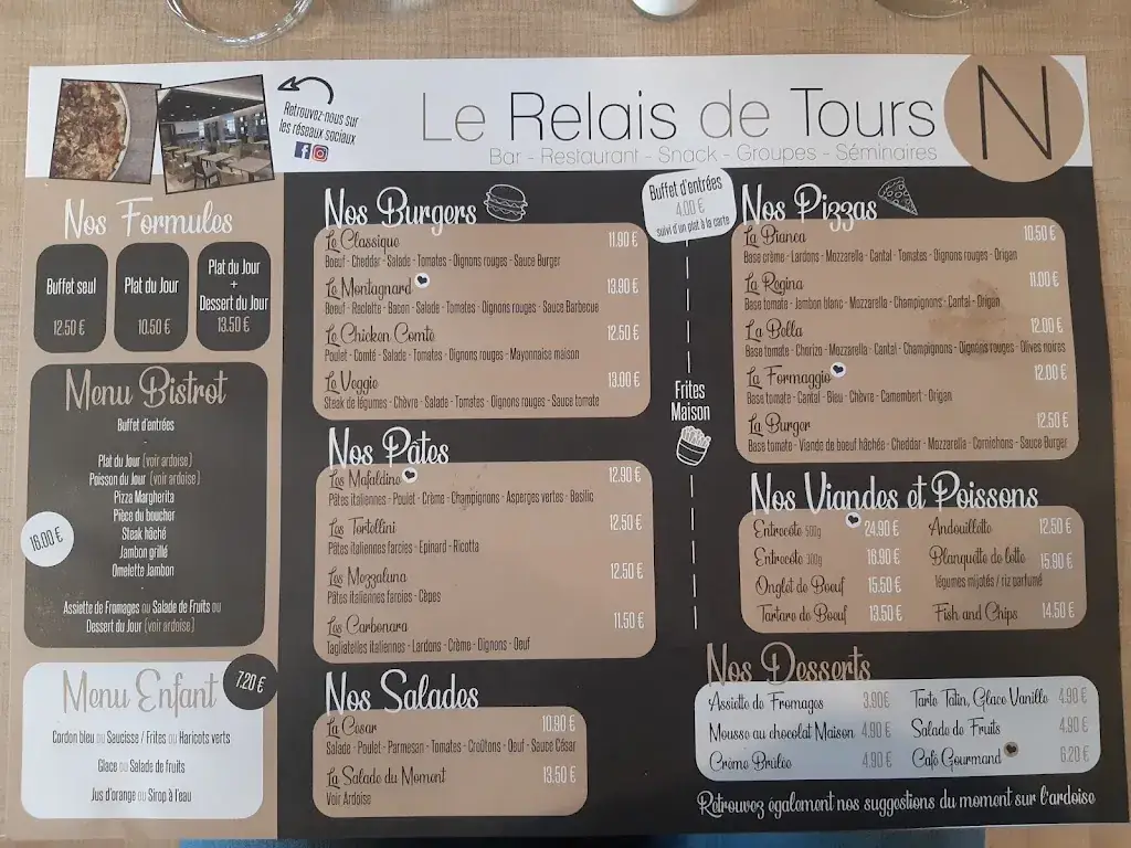 Menu_Relais De Tours Nord_Parçay-Meslay_image_1