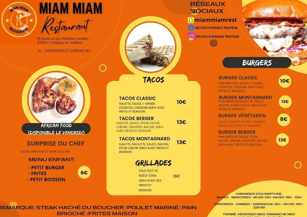 Menu_Miam Miam 972_Château-la-Vallière_image_1