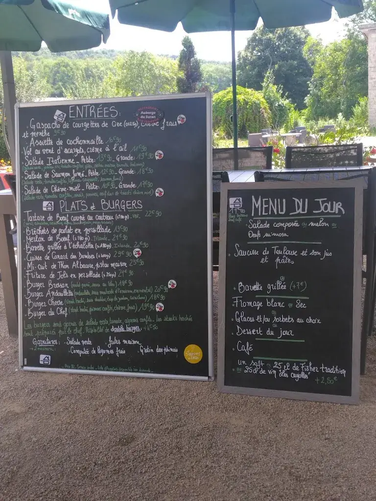 Menu_Auberge du Suran_Bohas-Meyriat-Rignat_image_1