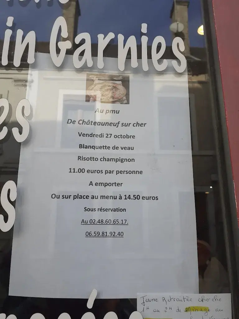 Menu_Cafe de Paris Et Des Sports_Châteauneuf-sur-Cher_image_1