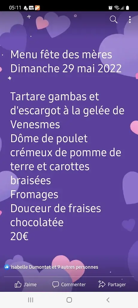 Menu_Au Bon Coin de Venesmes_Venesmes_immagine_2