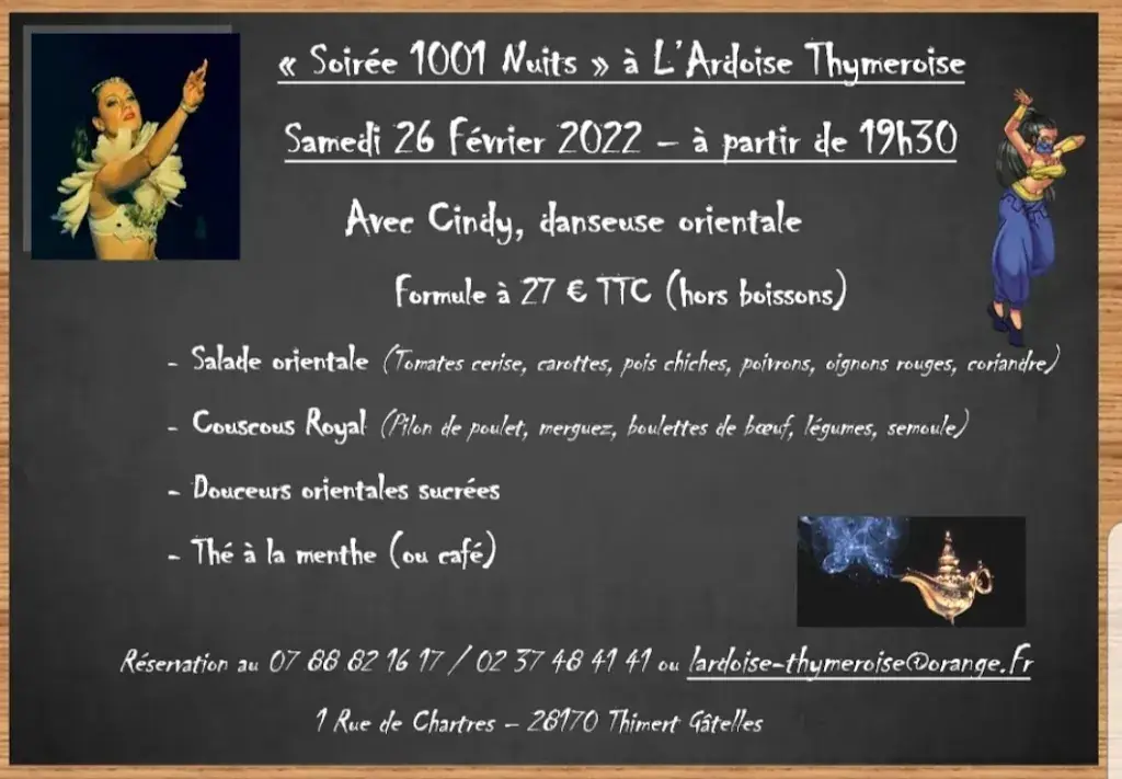 Menu_L'Ardoise Thymeroise - RESTAURANT & TRAITEUR_Thimert-Gâtelles_image_4