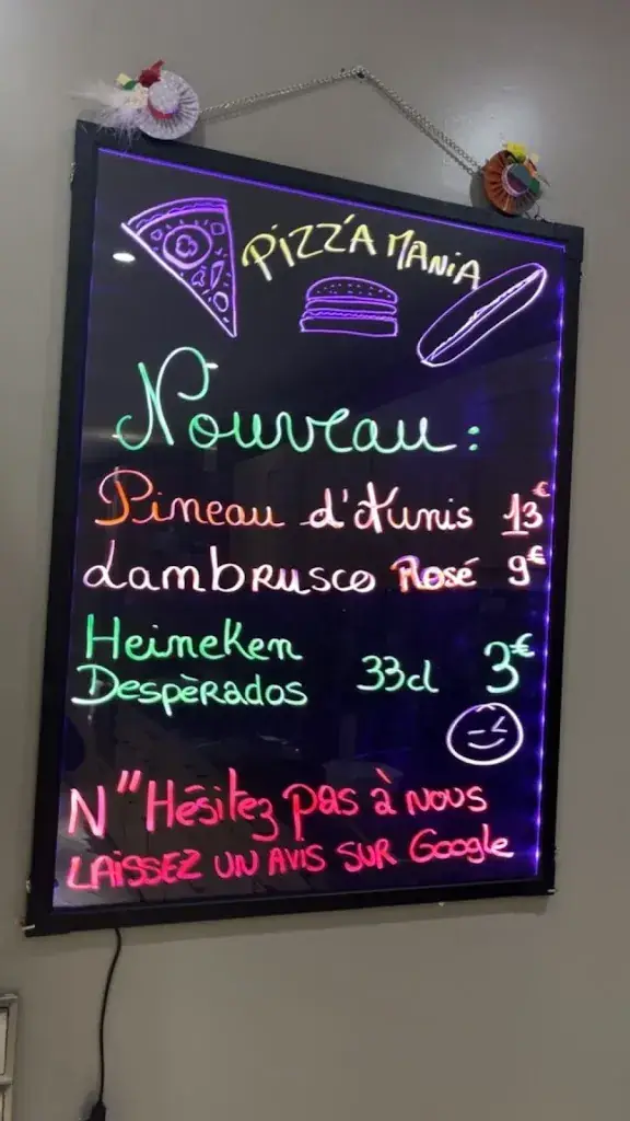 Menu_Pizz'a Mania_Châtillon-sur-Cher_image_4