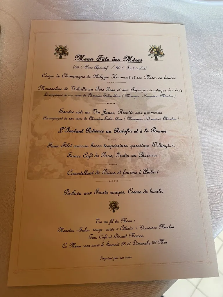 Menu_Restaurant Le Coligny_Châtillon-Coligny_immagine_3