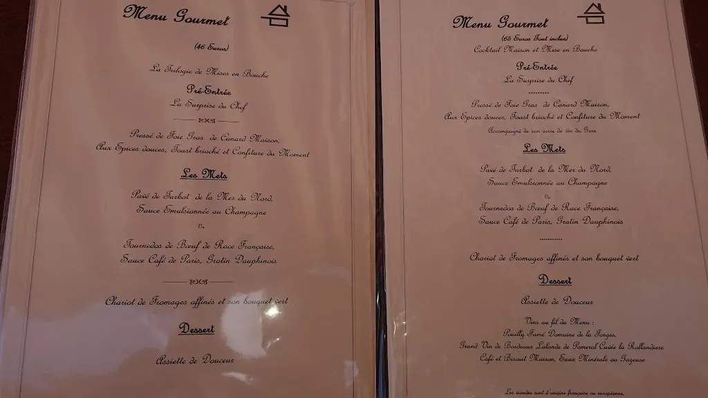 Menu_Restaurant Le Coligny_Châtillon-Coligny_immagine_4