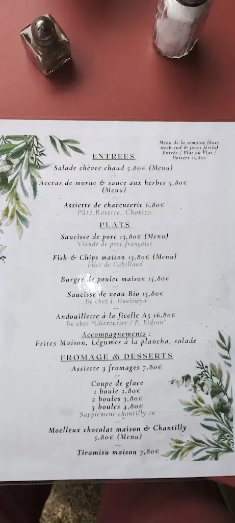 Menu_Guinguette de Châtres sur Cher_Châtres-sur-Cher_image_3