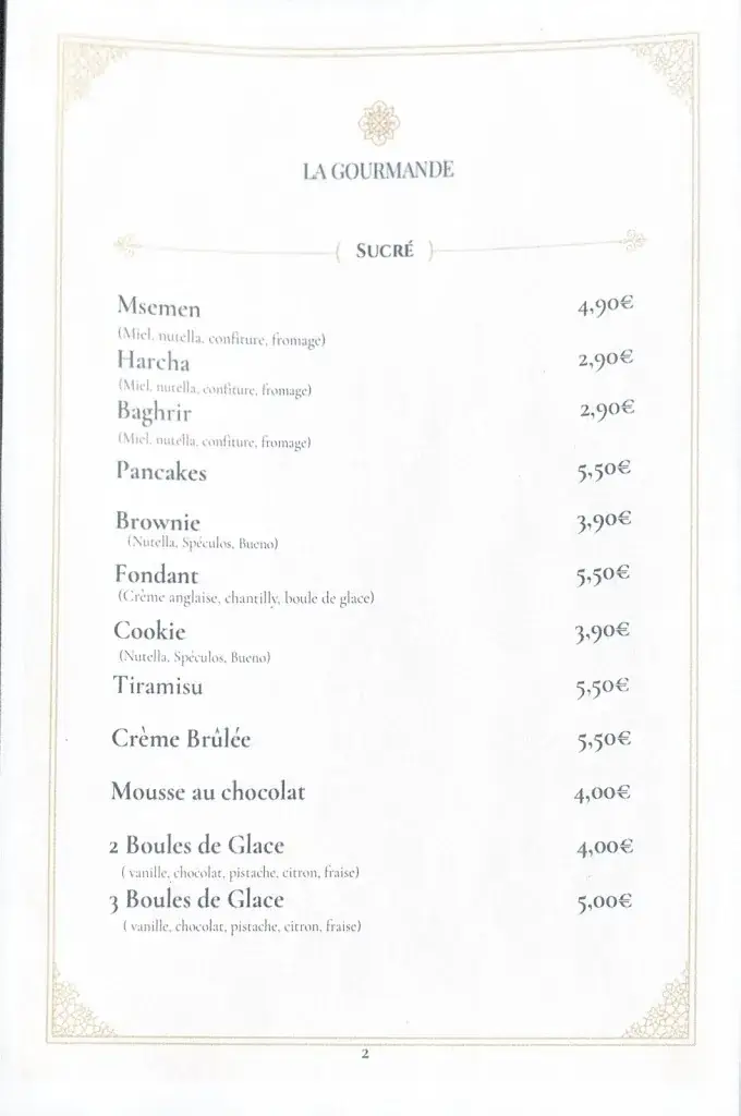 Menu_La Gourmande_Chécy_image_2