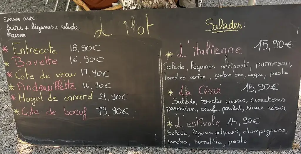 Menu_L'ilot d’Azay_Cheillé_immagine_2