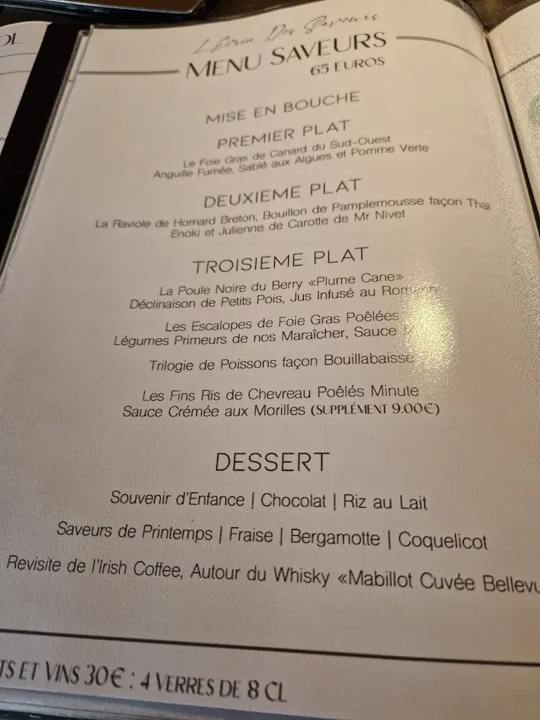 Menu_L'Écrin Des Saveurs_Châteauroux_image_4