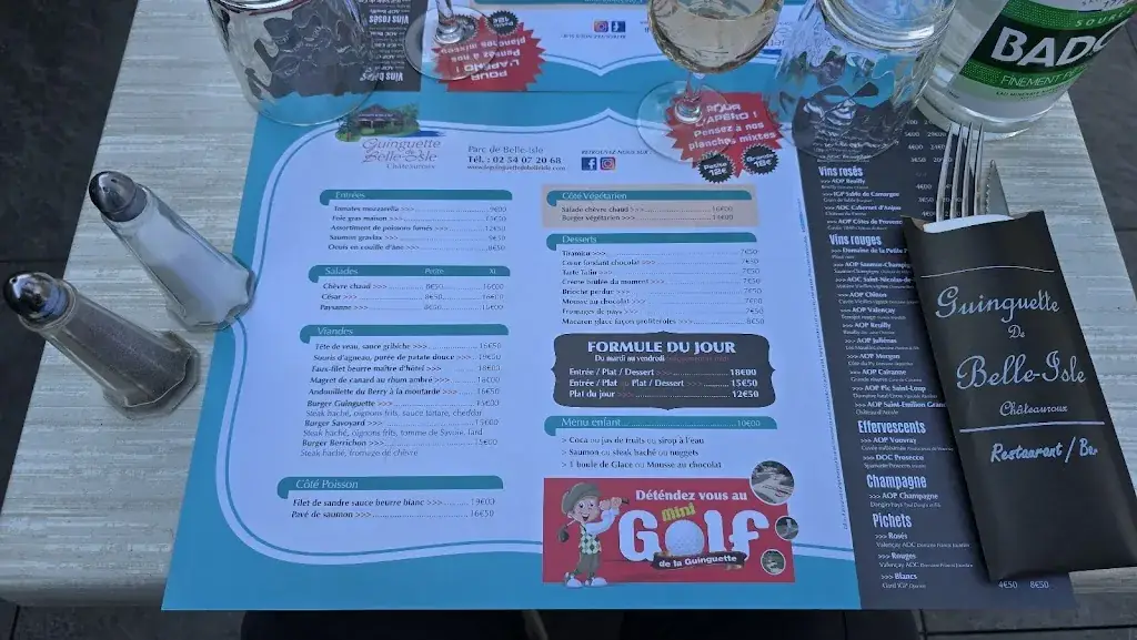 Menu_La Guinguette de Belle-Isle_Châteauroux_image_1