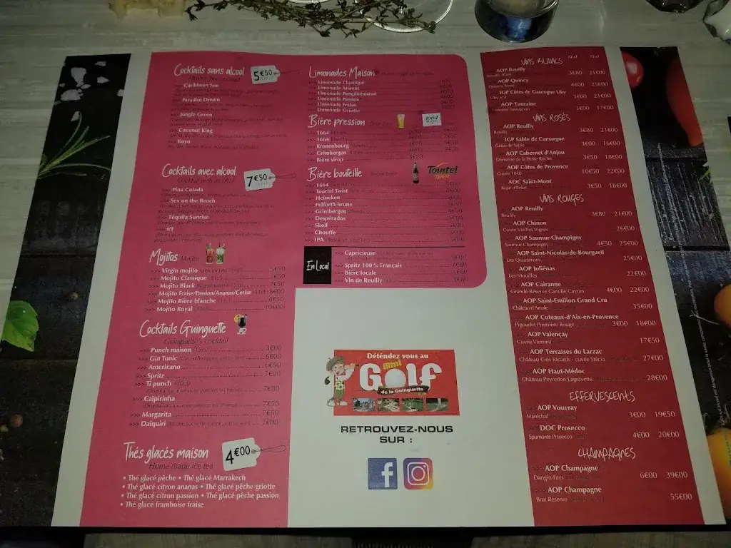 Menu_La Guinguette de Belle-Isle_Châteauroux_image_4