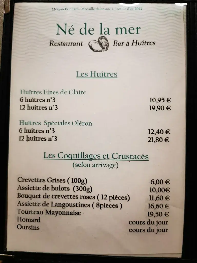 Menu_Né de la mer_Châteauroux_image_3