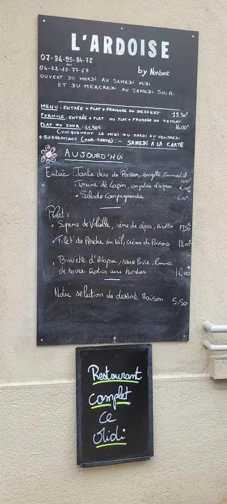 Menu_L'ARDOISE_Brignais_image_1